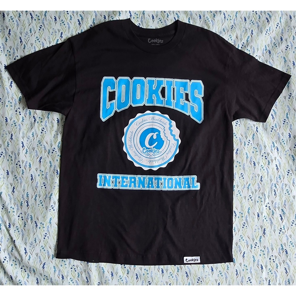 Cookies SF‎ Mens Black International Logo T Shirt Size L